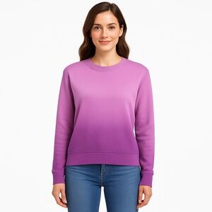 NWT Splendid Dip Dye Ombre Sweatshirt – Small – Light Orchid Pullover